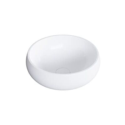 Bernstein Vasque Lavabo Rond à poser Blanc mat Ø36x12cm Lave main fonte minérale + Bonde pop-up & cache Blanc Design, Robuste & Durable NT8559 - Publicité Bernstein Vasque Lavabo Rond à poser Blanc mat Ø36x12cm Lave main fonte minérale + Bonde pop-up & cache Blanc Design, Robuste & Durable NT8559 - Publicité