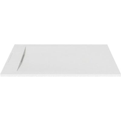 Unique Receveur extra-plat à poser ou à encastrer recoupable en résine SMC Blanc mat 140 x 90 cm TARPOSA - Publicité Unique Receveur extra-plat à poser ou à encastrer recoupable en résine SMC Blanc mat 140 x 90 cm TARPOSA - Publicité