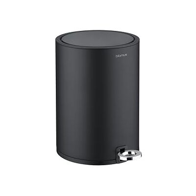 blomus Poubelle de salle de bain Poubelle à pédale 3 l Avec système d'abaissement automatique (Soft Close) Poubelle avec récipient intérieur (noir) - Publicité blomus Poubelle de salle de bain Poubelle à pédale 3 l Avec système d'abaissement automatique (Soft Close) Poubelle avec récipient intérieur (noir) - Publicité