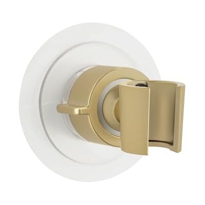 WENKO Support de pomme de douche 360°, support pour douchette à main en plastique à fixer sans percer sur des surfaces lisses avec un tampon adhésif spécial - Publicité WENKO Support de pomme de douche 360°, support pour douchette à main en plastique à fixer sans percer sur des surfaces lisses avec un tampon adhésif spécial - Publicité