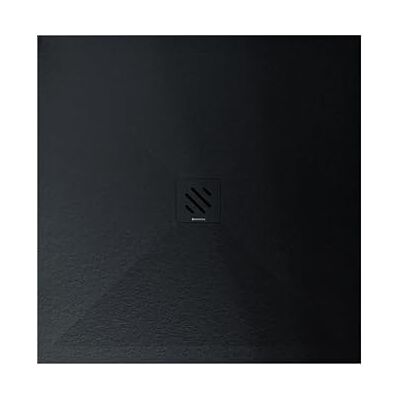 Bernstein Receveur de douche Rectangulaire 100x140x2,4cm Gris Mat Bac douche Plat Fonte Minérale Effet Pierre + Bonde, Siphon, Pente & Couvercle, Résistant & Durable VIREO - Publicité Bernstein Receveur de douche Rectangulaire 100x140x2,4cm Gris Mat Bac douche Plat Fonte Minérale Effet Pierre + Bonde, Siphon, Pente & Couvercle, Résistant & Durable VIREO - Publicité