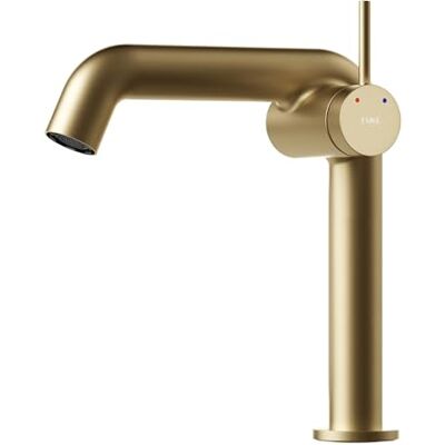 EMKE Mitigeur Monocommande en Laiton,Or Champagne,222 x 200 x 76 mm Robinet de Salle de Bain,Installation Facile,Robinet de Lavabo,Cartouche Céramique - Publicité EMKE Mitigeur Monocommande en Laiton,Or Champagne,222 x 200 x 76 mm Robinet de Salle de Bain,Installation Facile,Robinet de Lavabo,Cartouche Céramique - Publicité