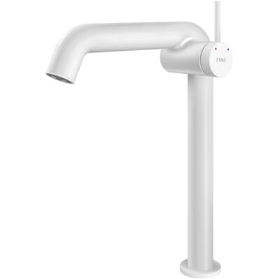 EMKE Mitigeur Monocommande en Laiton,Blanc Mat,332 x 220 x 76 mm Robinet de Salle de Bain,Installation Facile,Robinet de Lavabo,Cartouche Céramique - Publicité EMKE Mitigeur Monocommande en Laiton,Blanc Mat,332 x 220 x 76 mm Robinet de Salle de Bain,Installation Facile,Robinet de Lavabo,Cartouche Céramique - Publicité