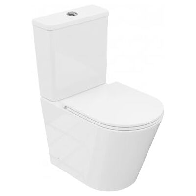 lavita Aquasense 3.0 WC à Poser Sans Bride avec Abattant Frein de Chute, Sortie universelle, Céramique Sanitaire - Publicité lavita Aquasense 3.0 WC à Poser Sans Bride avec Abattant Frein de Chute, Sortie universelle, Céramique Sanitaire - Publicité