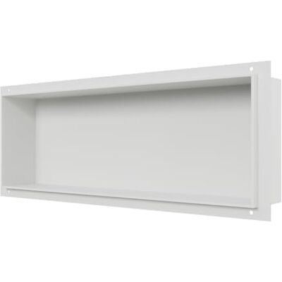 Bernstein Niche murale douche sans rebord Blanche 20x60x10cm acier inoxydable étagère encastrée salle de bain, Anti-rouille, étanche, installation facile BS206010 - Publicité Bernstein Niche murale douche sans rebord Blanche 20x60x10cm acier inoxydable étagère encastrée salle de bain, Anti-rouille, étanche, installation facile BS206010 - Publicité
