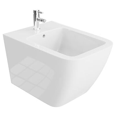 lavita Bidet mural universel, WC avec trou pour robinetterie et protection anti-débordement en céramique, 35,5 x 51 x 32,5 cm, lavabo de siège à monter au mur, Onil, montage mural - Publicité lavita Bidet mural universel, WC avec trou pour robinetterie et protection anti-débordement en céramique, 35,5 x 51 x 32,5 cm, lavabo de siège à monter au mur, Onil, montage mural - Publicité