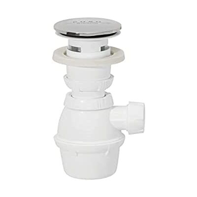 Wirquin 30718692 Ensemble complet vidage pour lavabo avec trop-plein intégré et bonde clapet Quick-Clac, blanc et chromé - Publicité Wirquin 30718692 Ensemble complet vidage pour lavabo avec trop-plein intégré et bonde clapet Quick-Clac, blanc et chromé - Publicité