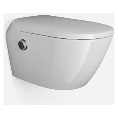 Bernstein Toilettes Japonaises céramique WC japonais suspendu, WC lavant LED + Télécommande, jet réglable, siège chauffant, Filtre odeurs, Séchoir Garantie 5 ans 59,5x42,5x43cm T640PRO - Publicité Bernstein Toilettes Japonaises céramique WC japonais suspendu, WC lavant LED + Télécommande, jet réglable, siège chauffant, Filtre odeurs, Séchoir Garantie 5 ans 59,5x42,5x43cm T640PRO - Publicité