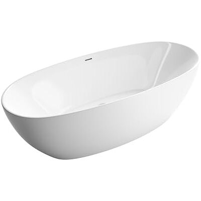 Bernstein Baignoire îlot moderne design en acrylique pour salle de bain, isolation thermique Blanc mat 170x80x58cm BELAQUA - Publicité Bernstein Baignoire îlot moderne design en acrylique pour salle de bain, isolation thermique Blanc mat 170x80x58cm BELAQUA - Publicité