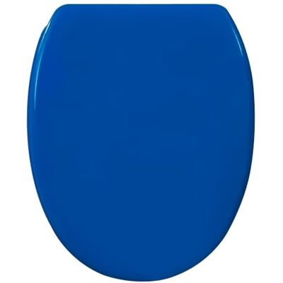 Sanilo Abattant WC avec frein de chute et libération rapide, Siège de WC amovible par simple pression sur un bouton, Montage facile par le haut (Bleu) - Publicité Sanilo Abattant WC avec frein de chute et libération rapide, Siège de WC amovible par simple pression sur un bouton, Montage facile par le haut (Bleu) - Publicité