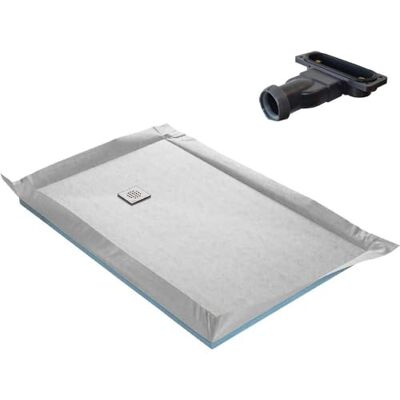 U-TILE Plateau de douche ultra-plat 185x90cm, 22mm, prêt à carreler - Publicité U-TILE Plateau de douche ultra-plat 185x90cm, 22mm, prêt à carreler - Publicité
