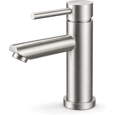 IBERGRIF M11103 Robinet de salle de bain en acier - Moderne, Gris - Robinet - Publicité IBERGRIF M11103 Robinet de salle de bain en acier - Moderne, Gris - Robinet - Publicité
