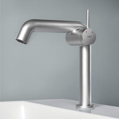 EMKE Robinet de salle de bain chromé, 222 x 200 x 76 mm, en laiton, cartouche en céramique, robinet de salle de bain, robinet avec aérateur, mitigeur de lavabo, installation facile - Publicité EMKE Robinet de salle de bain chromé, 222 x 200 x 76 mm, en laiton, cartouche en céramique, robinet de salle de bain, robinet avec aérateur, mitigeur de lavabo, installation facile - Publicité
