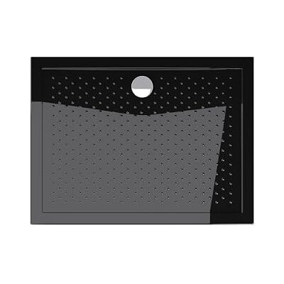 Doporro Rectangulaire 90x120x4 cm - Noir - Acrylique - Receveur de douche - Publicité Doporro Rectangulaire 90x120x4 cm - Noir - Acrylique - Receveur de douche - Publicité