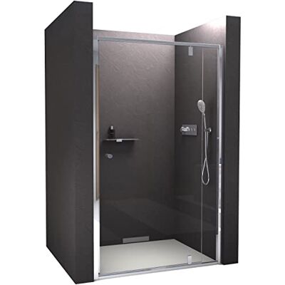 Bernstein Paroi de douche en niche NT606 FLEX avec porte pivotante couleur du profilé au choix, Largeur:1200mm, Couleur du profilé:Chrome - Publicité Bernstein Paroi de douche en niche NT606 FLEX avec porte pivotante couleur du profilé au choix, Largeur:1200mm, Couleur du profilé:Chrome - Publicité