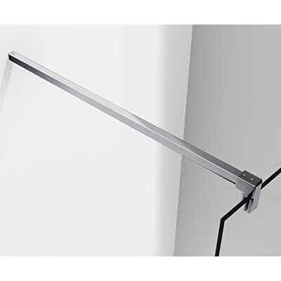 AICA Barre de refort 90cm barre de fixation barre de horizontal chromé - Publicité AICA Barre de refort 90cm barre de fixation barre de horizontal chromé - Publicité