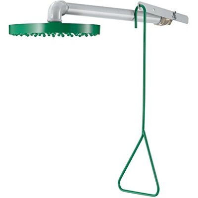 Delabie Chavonnet Douche de securite murale distance du mur 610 MALE-MALE commande 1/4 de tour par tringle D ouverture et de fermeture manuelle Re - Publicité Delabie Chavonnet Douche de securite murale distance du mur 610 MALE-MALE commande 1/4 de tour par tringle D ouverture et de fermeture manuelle Re - Publicité