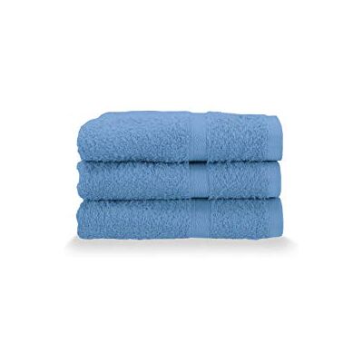 GABEL Ensemble de Serviettes d'Invité - Coton, Bleu, 40x60cm - Publicité GABEL Ensemble de Serviettes d'Invité - Coton, Bleu, 40x60cm - Publicité
