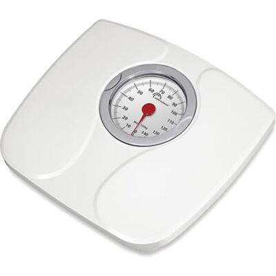 LITTLE BALANCE 8935 Confort 150, Pèse-personne mécanique, Balance avec écran XL, Forme compacte, 150 kg, Blanc - Publicité LITTLE BALANCE 8935 Confort 150, Pèse-personne mécanique, Balance avec écran XL, Forme compacte, 150 kg, Blanc - Publicité