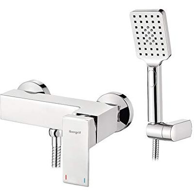 IBERGRIF Atenas - Mitigeur de douche monocommande avec tête et flexible - Publicité IBERGRIF Atenas - Mitigeur de douche monocommande avec tête et flexible - Publicité