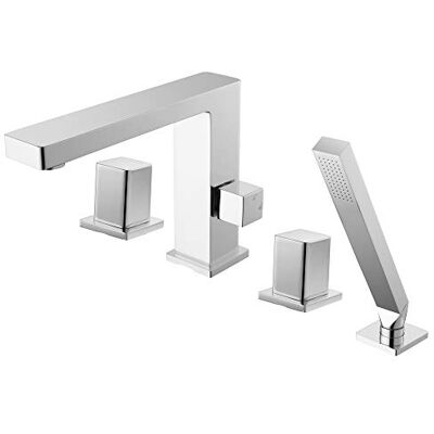 Bernstein Robinet mitigeur Thermostatique Baignoire, Ensemble Pommeau Douchette Bain 6081C Laiton Chrome Flexible douche 1,5m, Montage rapide baignoire Cartouche thermostatique - Publicité Bernstein Robinet mitigeur Thermostatique Baignoire, Ensemble Pommeau Douchette Bain 6081C Laiton Chrome Flexible douche 1,5m, Montage rapide baignoire Cartouche thermostatique - Publicité