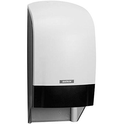 Katrin Distributeur de WC avec système inclus, 2 rouleaux, blanc 104582 - Publicité Katrin Distributeur de WC avec système inclus, 2 rouleaux, blanc 104582 - Publicité