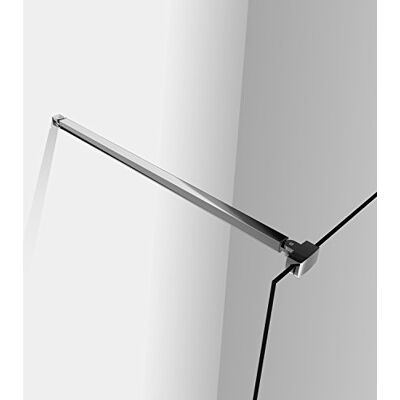AICA Barre de fixation 90 cm barre de stabilisation avec la pince renforcé barre de douche en aluminium en chromé - Publicité AICA Barre de fixation 90 cm barre de stabilisation avec la pince renforcé barre de douche en aluminium en chromé - Publicité