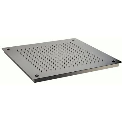 Bernstein Tête de Douche Encastrée Pommeau Plafond XXL 50x50cm Ultra Plat 2mm Acier Inoxydable Noir, Buses Anti-Calcaire, Effet Pluie DPG5005 - Publicité Bernstein Tête de Douche Encastrée Pommeau Plafond XXL 50x50cm Ultra Plat 2mm Acier Inoxydable Noir, Buses Anti-Calcaire, Effet Pluie DPG5005 - Publicité