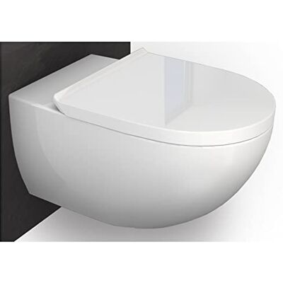 Bernstein WC suspendu sans rebord E-9030 abattant avec fonction Softclose couleur au choix, Couleur:Blanc brillant - Publicité Bernstein WC suspendu sans rebord E-9030 abattant avec fonction Softclose couleur au choix, Couleur:Blanc brillant - Publicité