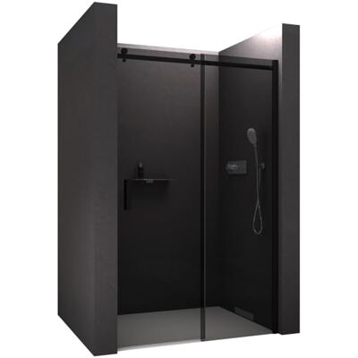 Bernstein - Cabine de douche NT806 - Noir mat - Verre de sécurité - Publicité Bernstein - Cabine de douche NT806 - Noir mat - Verre de sécurité - Publicité