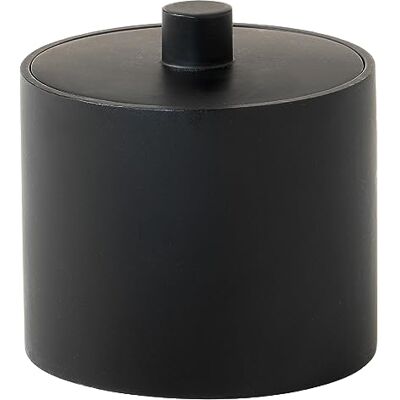GEDY Brenda - Contenant cosmétique noir mat - 100x100x95mm - Publicité GEDY Brenda - Contenant cosmétique noir mat - 100x100x95mm - Publicité