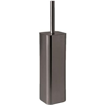Gedy Jack Porte-brosse WC Gun Metal - Acier inoxydable au sol - Publicité Gedy Jack Porte-brosse WC Gun Metal - Acier inoxydable au sol - Publicité