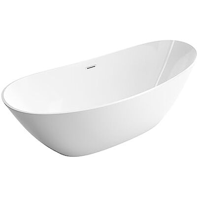 Bernstein Baignoire îlot ovale Blanc mat Acrylique + Bonde et trop plein, 270L 180x80x69cm (lxLxH) BELLAGIO 2.0 - Publicité Bernstein Baignoire îlot ovale Blanc mat Acrylique + Bonde et trop plein, 270L 180x80x69cm (lxLxH) BELLAGIO 2.0 - Publicité