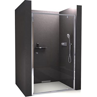 Bernstein Paroi de douche en niche NT604 FLEX avec porte pivotante couleur et largeur au choix, Largeur:900mm, Couleur du profilé:Chrome - Publicité Bernstein Paroi de douche en niche NT604 FLEX avec porte pivotante couleur et largeur au choix, Largeur:900mm, Couleur du profilé:Chrome - Publicité
