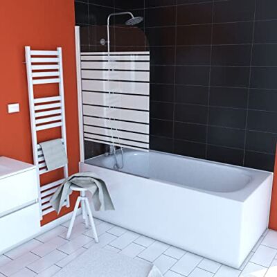 AURLANE FAC133 Pare Baignoire Transparent - Publicité AURLANE FAC133 Pare Baignoire Transparent - Publicité