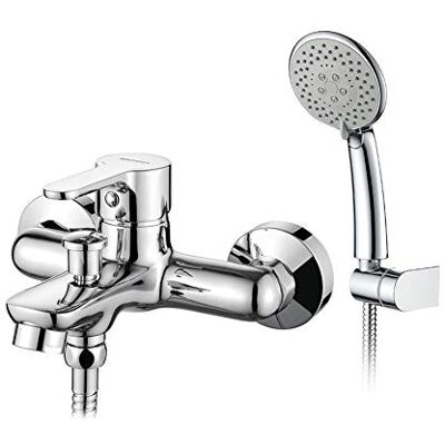 GRIFEMA PORTO-G13003 Mitigeur - Monocommande pour baignoire/douche - Tête de douche 5 fonctions - Publicité GRIFEMA PORTO-G13003 Mitigeur - Monocommande pour baignoire/douche - Tête de douche 5 fonctions - Publicité