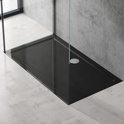 Doporro - Rectangular Acrylique - Noir - Receveur de douche - Publicité Doporro - Rectangular Acrylique - Noir - Receveur de douche - Publicité