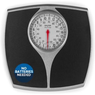 Salter Pèse-Personne Mécanique Speedo – Rapide et Fiable, Facile À Lire, Plateforme En Métal Renforcée, Haute Capacité Kg/St/Lb, Sans Bouton/Pile Noir One Size - Publicité Salter Pèse-Personne Mécanique Speedo – Rapide et Fiable, Facile À Lire, Plateforme En Métal Renforcée, Haute Capacité Kg/St/Lb, Sans Bouton/Pile Noir One Size - Publicité