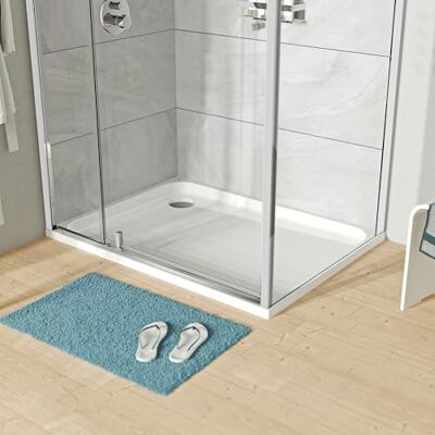 Bernstein Receveur de douche Rectangulaire Blanc 90x120x3,5cm Bac à douche Acrylique antidérapant à Rebords, Résistant & Durable TIM - Publicité Bernstein Receveur de douche Rectangulaire Blanc 90x120x3,5cm Bac à douche Acrylique antidérapant à Rebords, Résistant & Durable TIM - Publicité