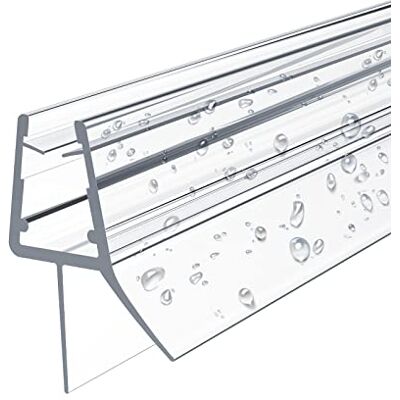EMKE Joint de douche de rechange Déflecteur d'eau Pour porte de douche Protection contre les éclaboussures Pour cabine de douche 7-8 mm Verre 600 mm - Publicité EMKE Joint de douche de rechange Déflecteur d'eau Pour porte de douche Protection contre les éclaboussures Pour cabine de douche 7-8 mm Verre 600 mm - Publicité