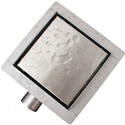 Système de Drainage de Douche Bernstein - 13.5x13.5cm Acier Inoxydable - Publicité Système de Drainage de Douche Bernstein - 13.5x13.5cm Acier Inoxydable - Publicité