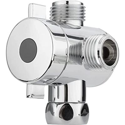 generic Vanne de dérivation de pommeau de Douche à 3 Voies G1/2 Connecteur d'adaptateur de commutateur à Trois Fonctions Adaptateur en T pour Douche de Bidet de Toilette (Color : 1 pc, Size : One Size) - Publicité generic Vanne de dérivation de pommeau de Douche à 3 Voies G1/2 Connecteur d'adaptateur de commutateur à Trois Fonctions Adaptateur en T pour Douche de Bidet de Toilette (Color : 1 pc, Size : One Size) - Publicité