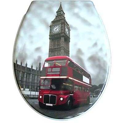 Couvercle de WC ADOB Big Ben - SoftClose, Amovible, Design classique - Publicité Couvercle de WC ADOB Big Ben - SoftClose, Amovible, Design classique - Publicité