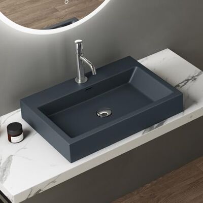 doporro Colossum06 Lavabo en marbre fusionné mural - 60cm Lavabo - Publicité doporro Colossum06 Lavabo en marbre fusionné mural - 60cm Lavabo - Publicité