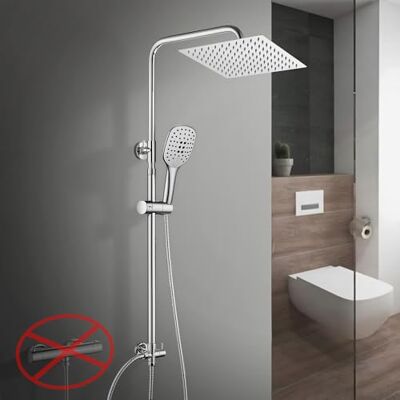 GÖRBACH - Doccia Completo - Inox - Showerhead Hand Shower - Shower Set - Publicité GÖRBACH - Doccia Completo - Inox - Showerhead Hand Shower - Shower Set - Publicité