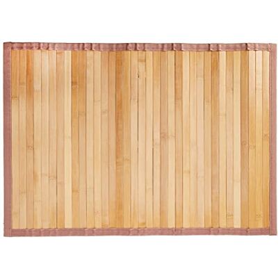 InterDesign iDesign Formbu Tapis, Petit, Bambou, Marron Clair, 43 x 61 cm - Publicité InterDesign iDesign Formbu Tapis, Petit, Bambou, Marron Clair, 43 x 61 cm - Publicité
