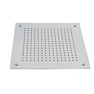 Bernstein Tête de Douche Encastrée Pommeau Plafond XXL 50x50cm Ultra Plat 2mm Acier Inoxydable Chrome, Buses Anti-Calcaire, Effet Pluie DPG5005 - Publicité Bernstein Tête de Douche Encastrée Pommeau Plafond XXL 50x50cm Ultra Plat 2mm Acier Inoxydable Chrome, Buses Anti-Calcaire, Effet Pluie DPG5005 - Publicité