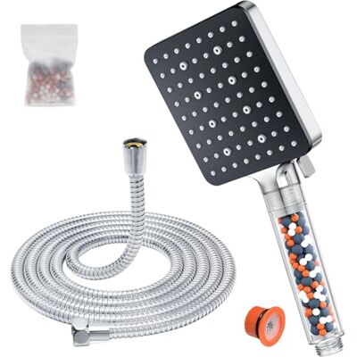 YEAUPE PRO - Tête de douche carrée haute pression avec filtre anticalcaire - Publicité YEAUPE PRO - Tête de douche carrée haute pression avec filtre anticalcaire - Publicité