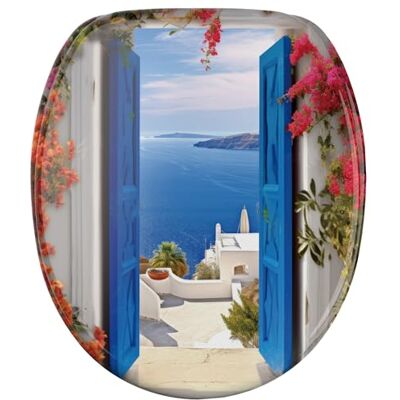 Sanilo Abattant WC frein de chute, Grande sélection de lunettes de toilette avec abaissement automatique, Fixation facile (Greece) - Publicité Sanilo Abattant WC frein de chute, Grande sélection de lunettes de toilette avec abaissement automatique, Fixation facile (Greece) - Publicité