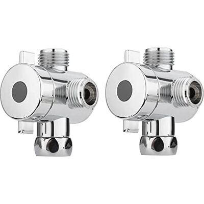 generic Vanne de dérivation de pommeau de Douche à 3 Voies G1/2 Connecteur d'adaptateur de commutateur à Trois Fonctions Adaptateur en T pour Douche de Bidet de Toilette (Color : 2 pcs, Size : One Size) - Publicité generic Vanne de dérivation de pommeau de Douche à 3 Voies G1/2 Connecteur d'adaptateur de commutateur à Trois Fonctions Adaptateur en T pour Douche de Bidet de Toilette (Color : 2 pcs, Size : One Size) - Publicité